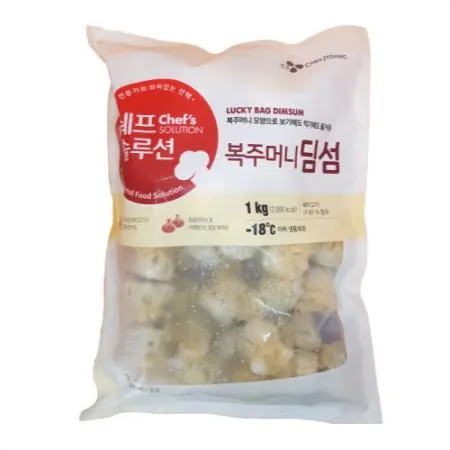 CJ쉐프원 복주머니 딤섬 1kg (50개입)