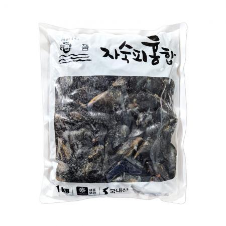 국내산 냉동 자숙 피홍합 1kg