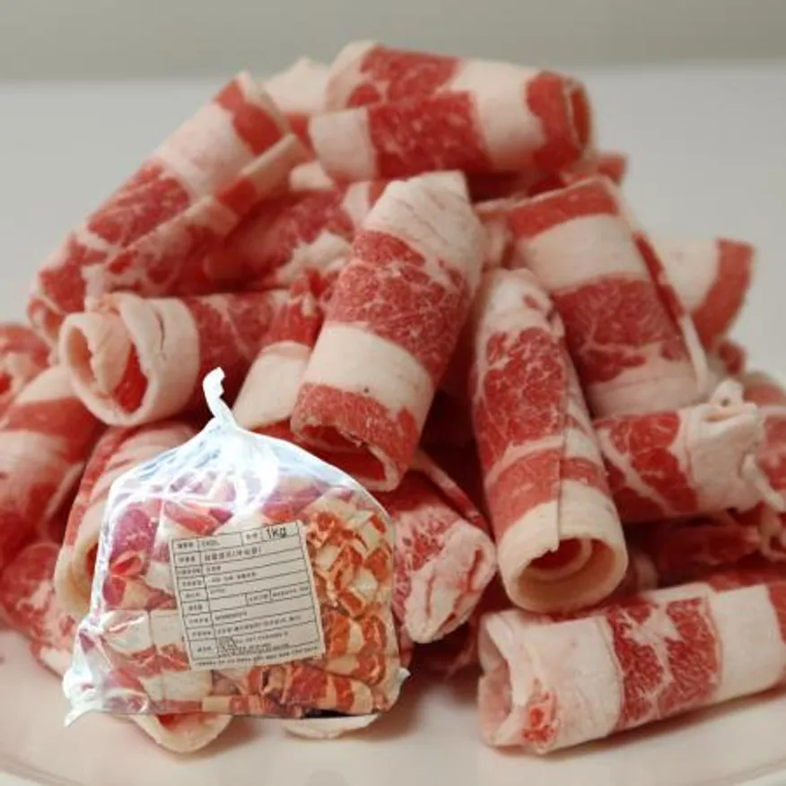 냉동 돌돌말이 우겹살(양지) 1kg 이미지