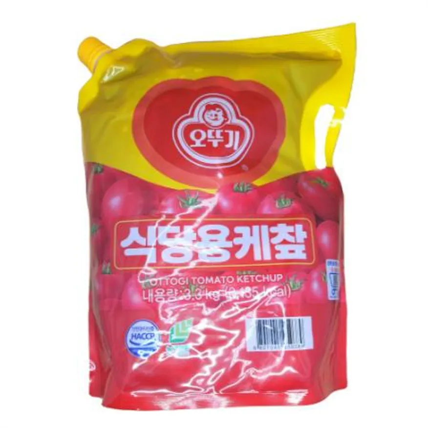 오뚜기 식당용케찹 3.3kg 스파우트팩 이미지
