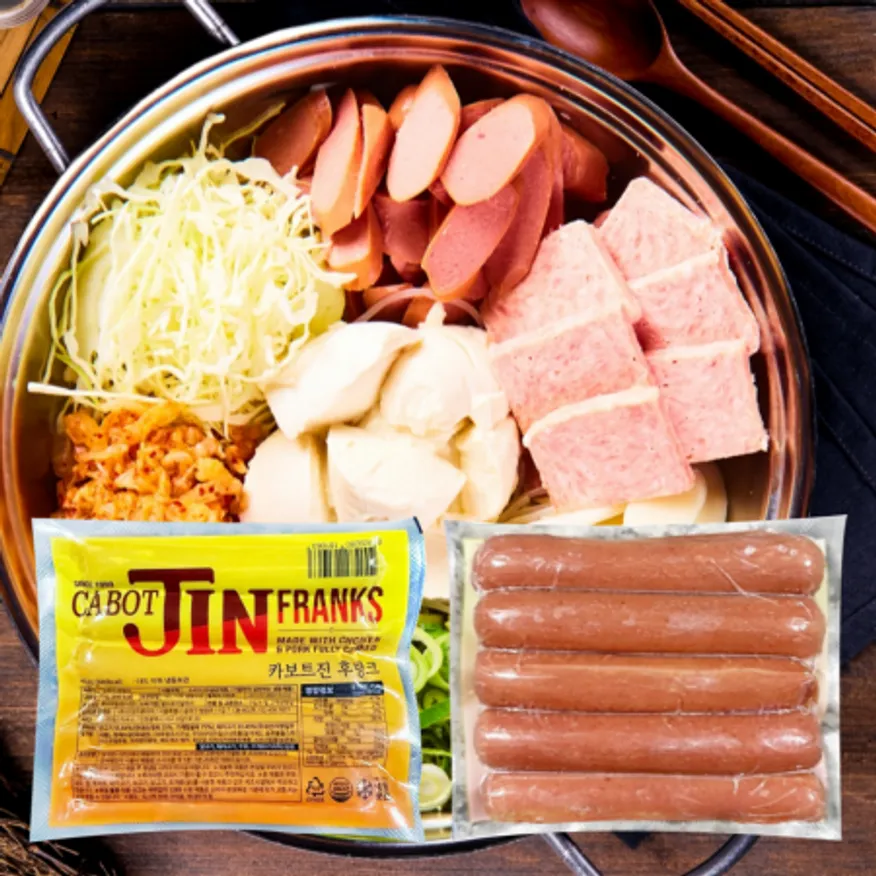 카보트 진 소세지 454g 국내산 부대찌개 햄 소시지 이미지