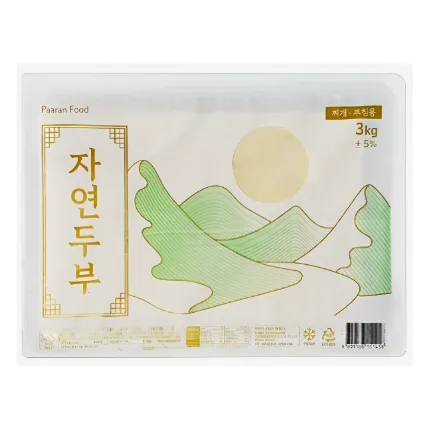★알뜰 특가★ 자연 팩두부 (부침.찌개 겸용 / 파아란식품 / 수입콩, 국내제조) 3kg