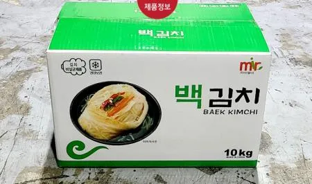 백김치(중국산)10KG