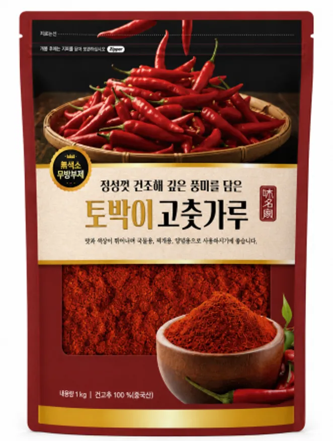 고춧가루(특가/업소용/김치용/한식용/중국산)1kg 이미지