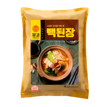 ◆핫◆ 마산몽고 백된장 (몽고식품 / 미소된장) 4kg