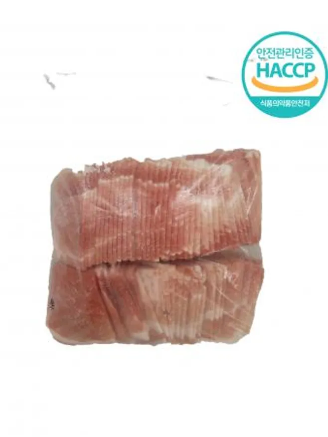 (주)한창미트 돈전지 3mm슬라이스(냉동)불고기 5kg 2팩(10kg) 이미지
