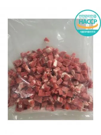 (주)한창미트 우전각 큐브1*1cm(냉동)미국산2kg5팩(10kg)