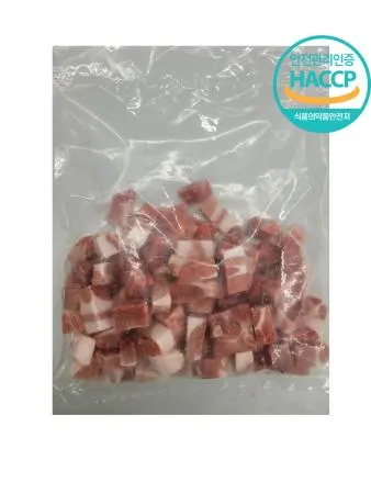 (주)한창미트 돈후지 찌개용(냉동)1*1*5cm 5kg2팩