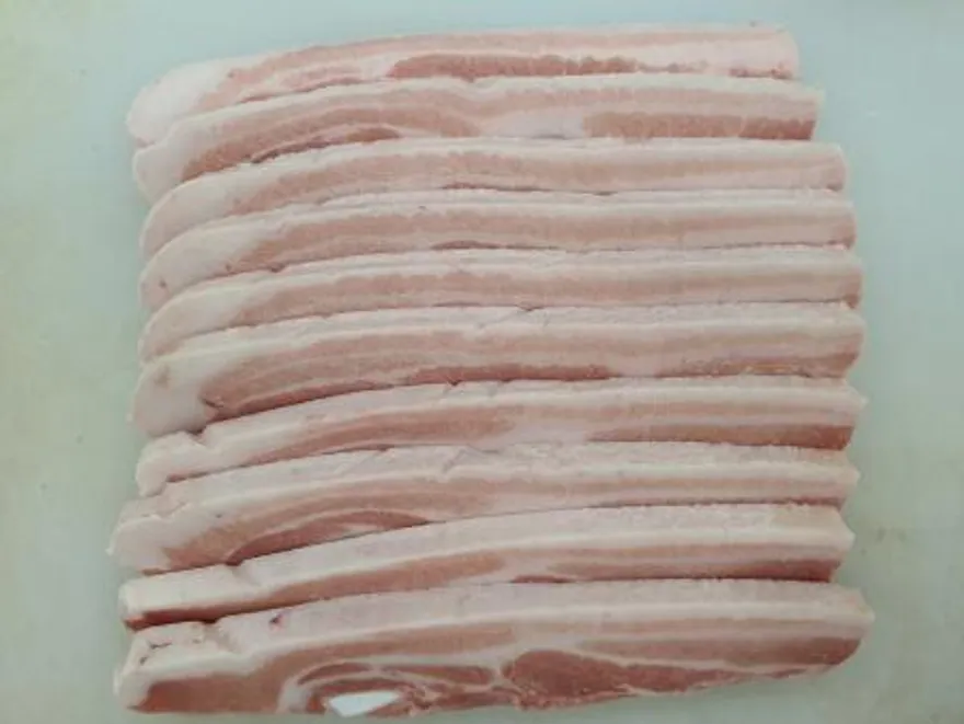 (주)한창미트 냉동삼겹 7mm슬라이스 국내산 2kg5팩)(10kg) 이미지