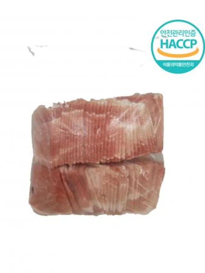 (주)한창미트 돈후지 불고기 3mm슬라이스(냉동)불고기 5kg 2팩(10kg) 이미지