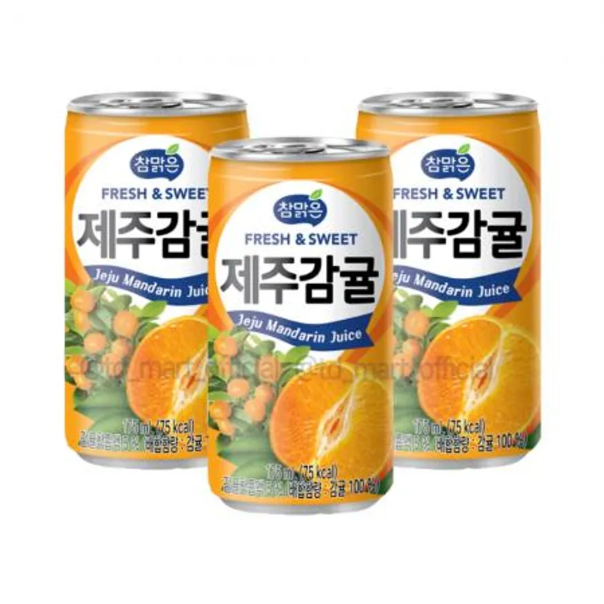 참맑은 제주감귤 캔 175ml 30개 이미지