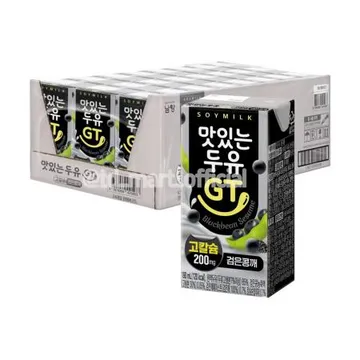 남양 맛있는 두유 GT 검은콩깨 190ml 24개
