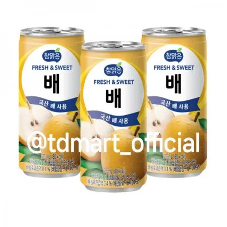 참맑은 배 175ml 30개