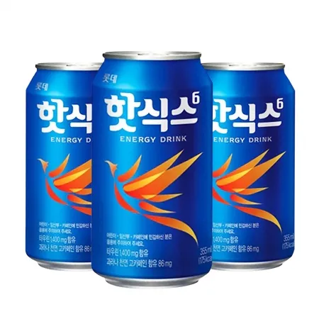 롯데칠성 핫식스 355ml  24캔