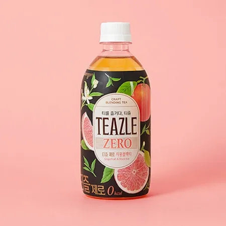 웅진 티즐 제로 자몽블랙티 500ml 20개