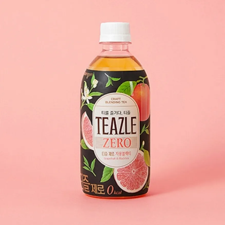 웅진 티즐 제로 자몽블랙티 500ml 20개 이미지