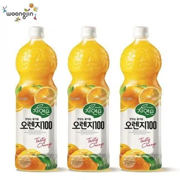 웅진 자연은 오렌지100% 1.5L 12개