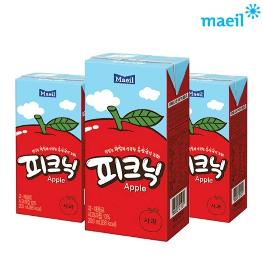 매일 피크닉 사과맛 200ml 24개 이미지