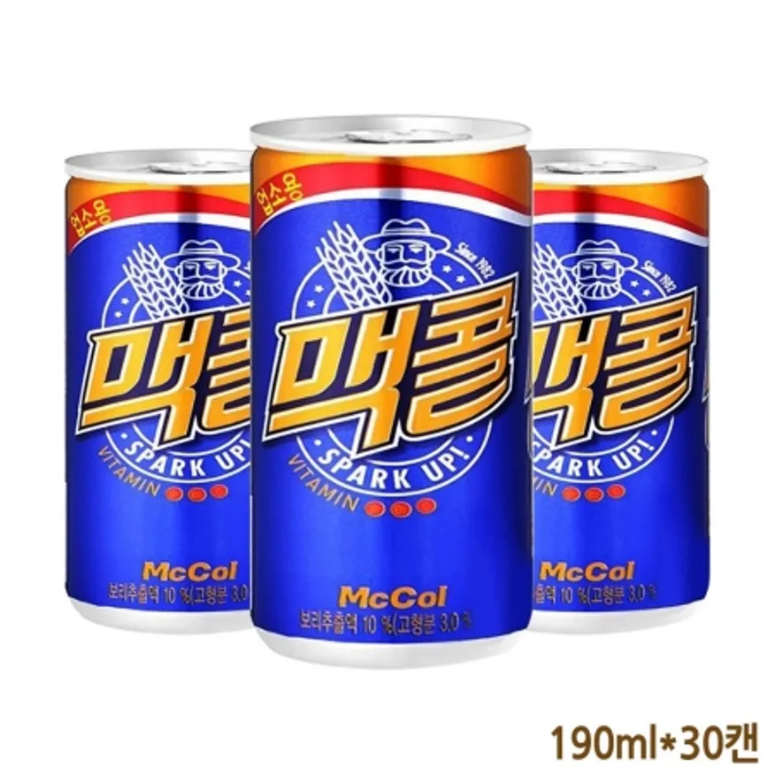 일화 맥콜 캔 190ml 30개 이미지