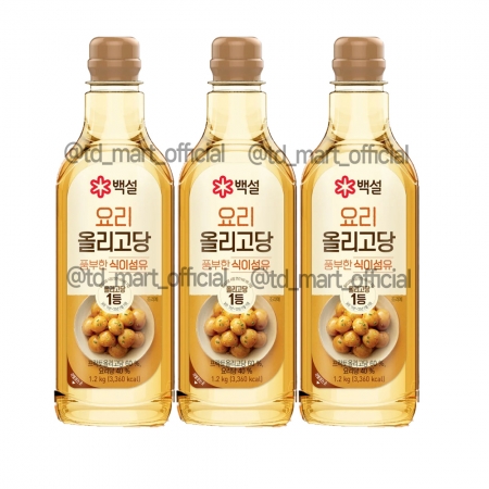 백설 요리 올리고당 1.2kg 3개