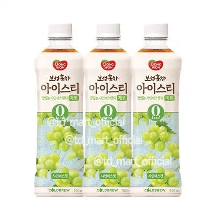 동원보성홍차아이스티제로 샤인머스켓 500ml