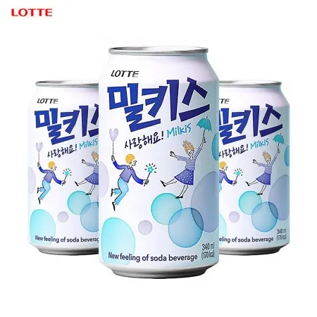 롯데칠성 밀키스 캔 340ml 24개