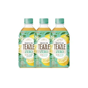 웅진 티즐 제로 유자 그린티 500ml 20개