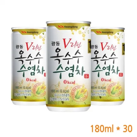 광동 옥수수수염차 캔 180ml 30개