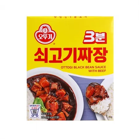 오뚜기 3분 쇠고기 짜장 200g 24개