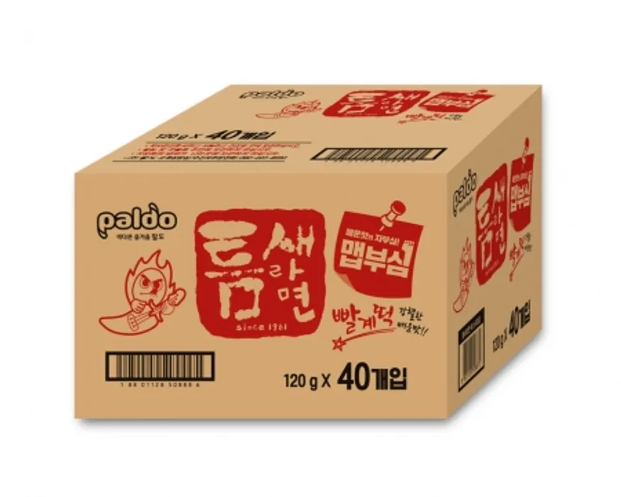 팔도 틈새라면 빨계떡 40봉 이미지