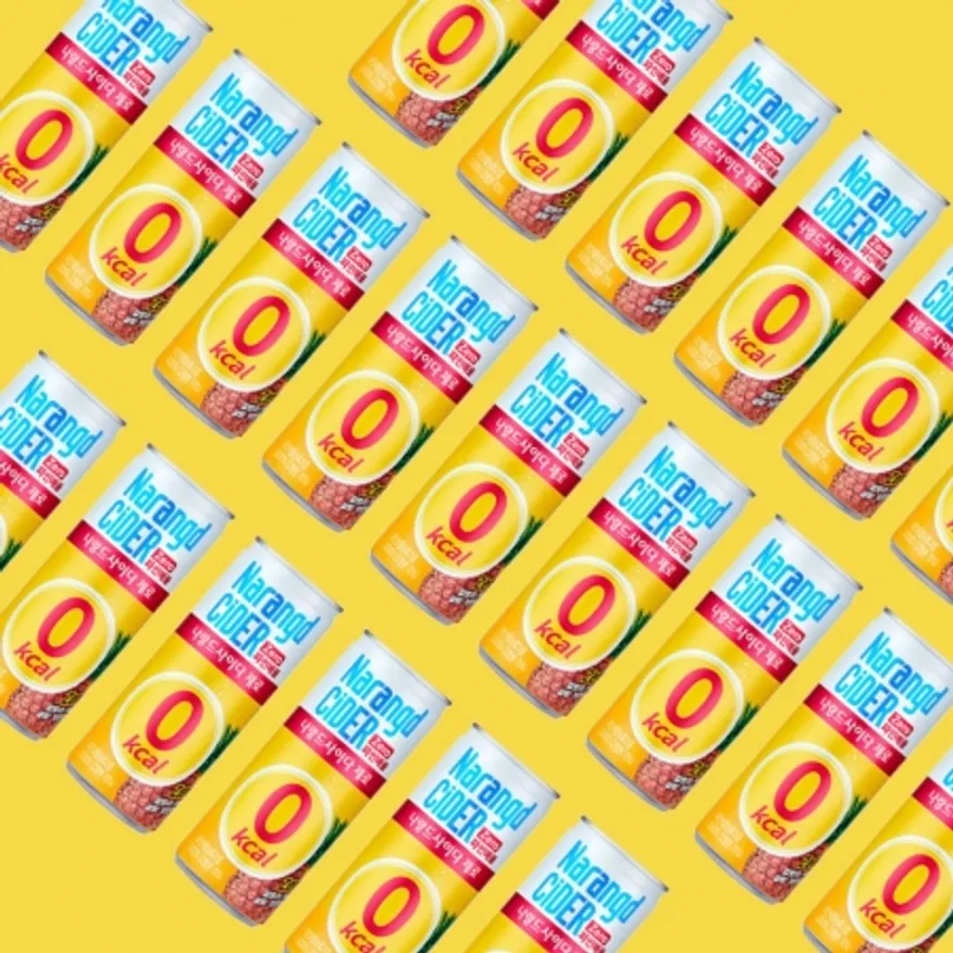 동아 나랑드사이다 제로 파인애플 245ml 30개 이미지