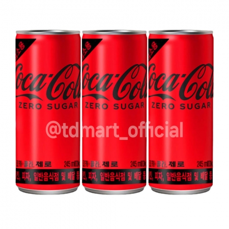 코카콜라제로 업소용 245ml 30개