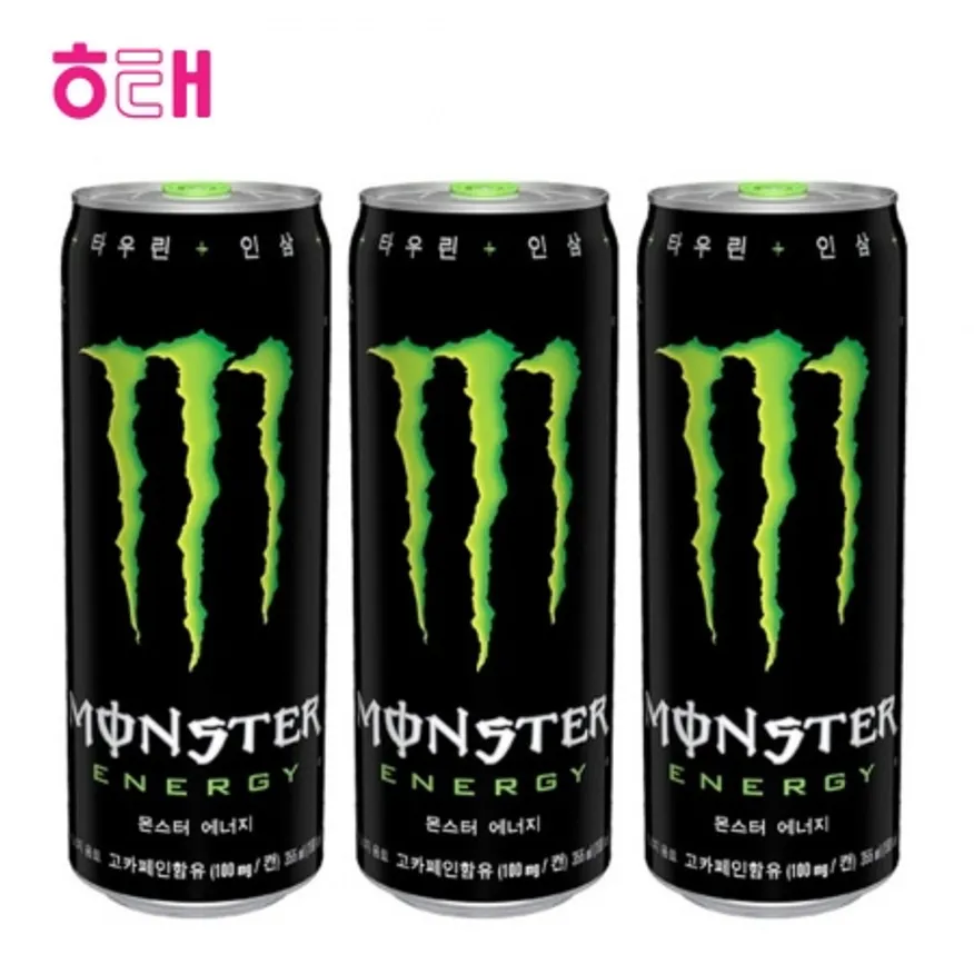 몬스터 에너지 드링크 오리지날 그린 355ml 24개 이미지