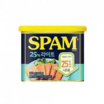 CJ 스팸 25% 라이트 마일드 340g 20개
