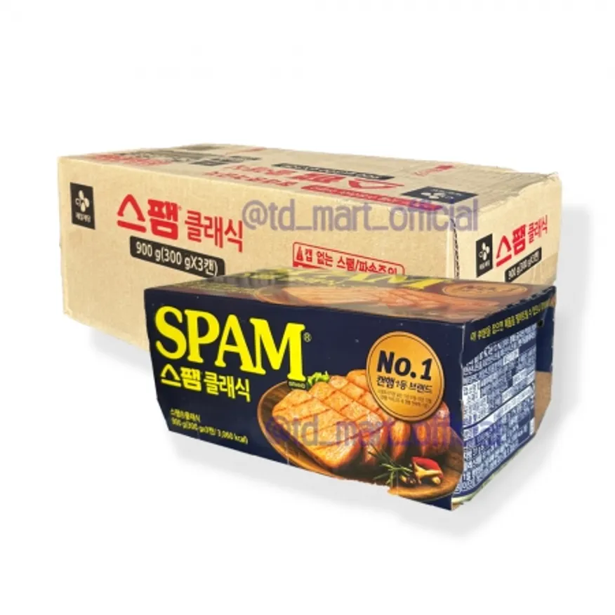 스팸 클래식 300g 3입 기획 24개 이미지