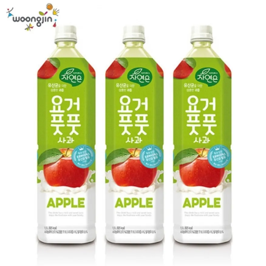 웅진 자연은 요거풋풋사과 1.5L 12개 이미지