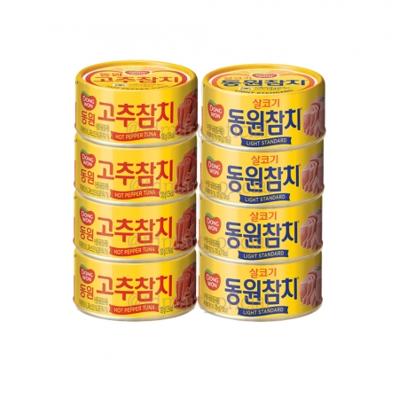 동원참치기획 [살코기100g x4+고추100g x4] 10박스 총 80개입