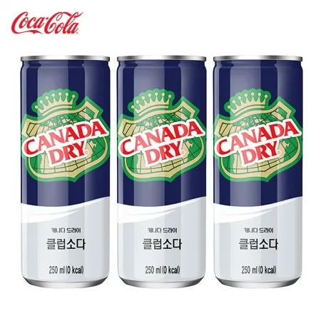 캐나다드라이 클럽소다 250ml 30개