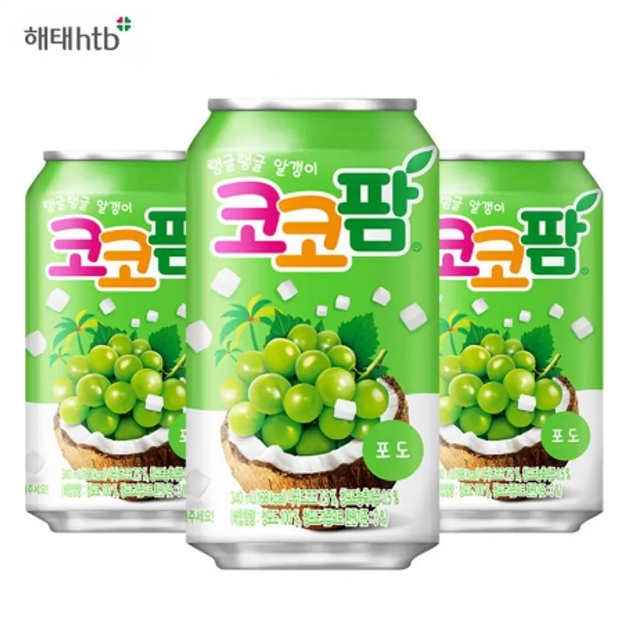 해태 코코팜 포도 340ml 캔 24개 이미지