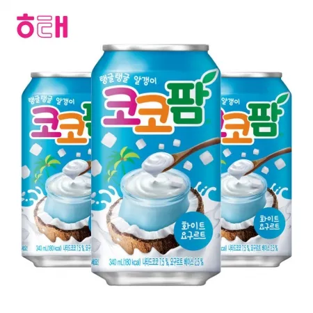 해태 코코팜 화이트요구르트 캔 340ml 24개