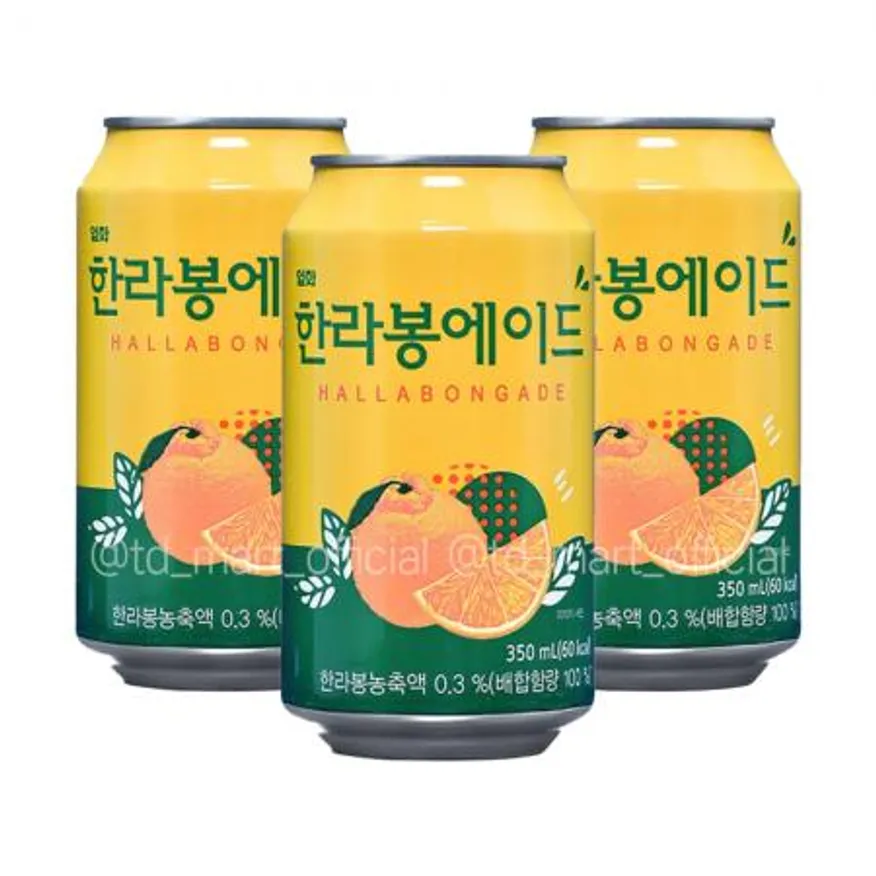 일화 한라봉에이드 350ml 캔 24개 이미지