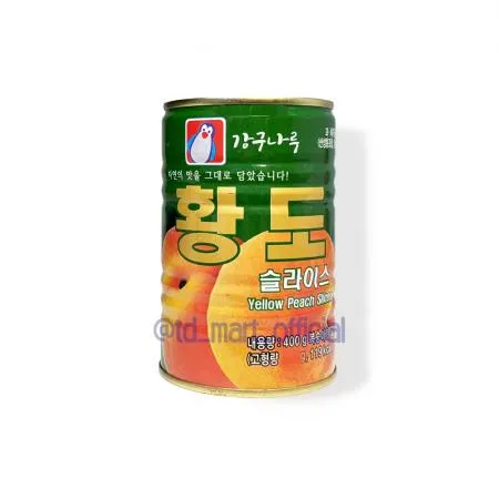 강구나루 황도 슬라이스 400g 24개
