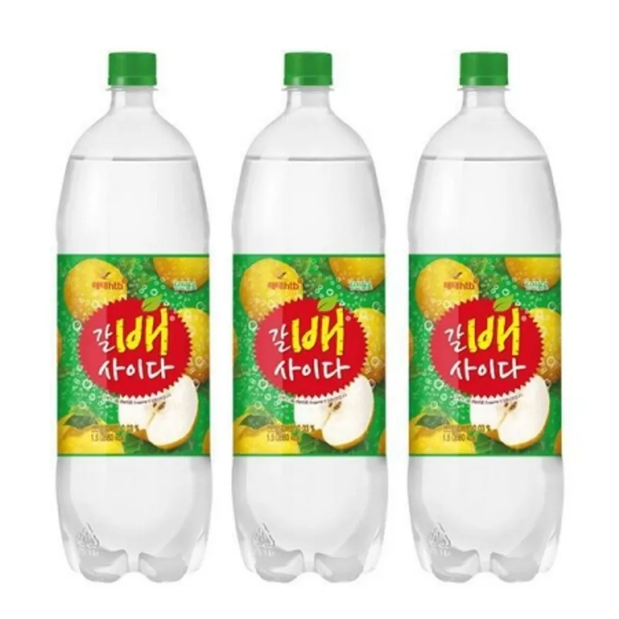 해태 갈아만든배 사이다 1.5L 12개 이미지
