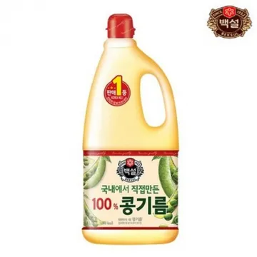백설 콩식용유 1.8L 5개입
