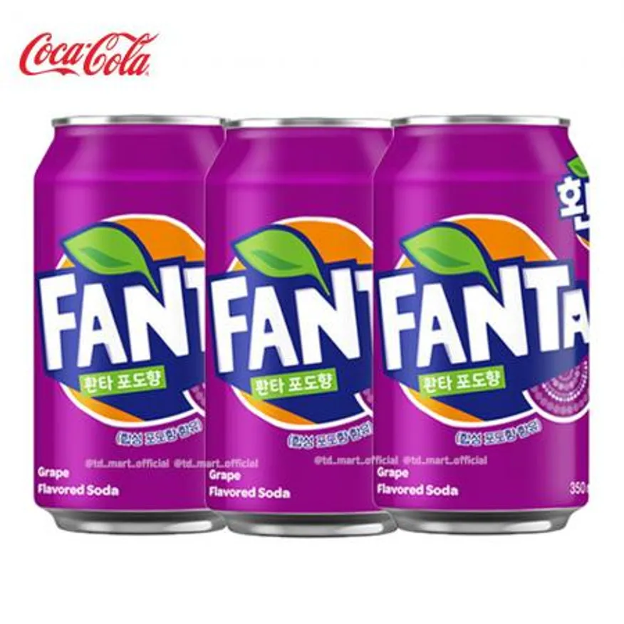 환타 업소용 포도 캔 350ml 24개 이미지