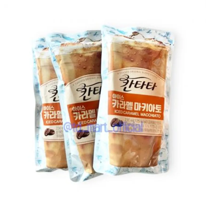 칸타타 파우치 커피 카라멜마끼아또 230ml 50개 이미지