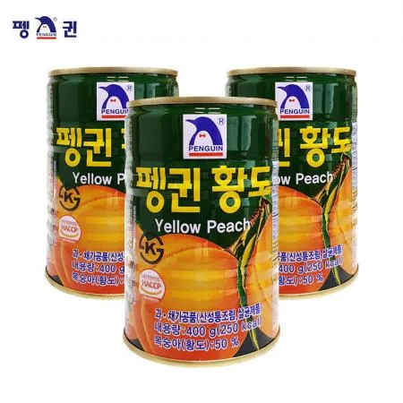 펭귄 황도 신형 2절 400g 24개