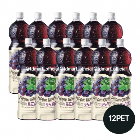 웅진 자연은 포도주스 1.5L 12개