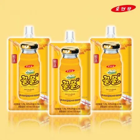 호연당 아카시아 꿀물파우치 150ml X 15개 1박스