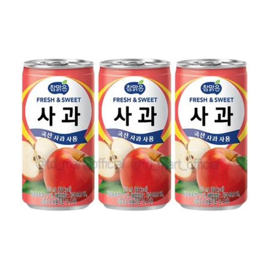 참맑은 사과 175ml 30개 이미지